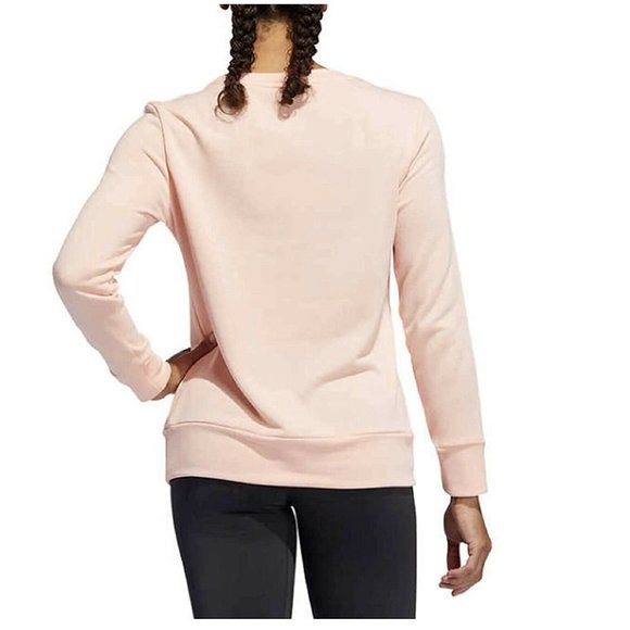 Adidas Women's Essential 3 Stripe Crew Neck Sweats - Picture 2 of 4